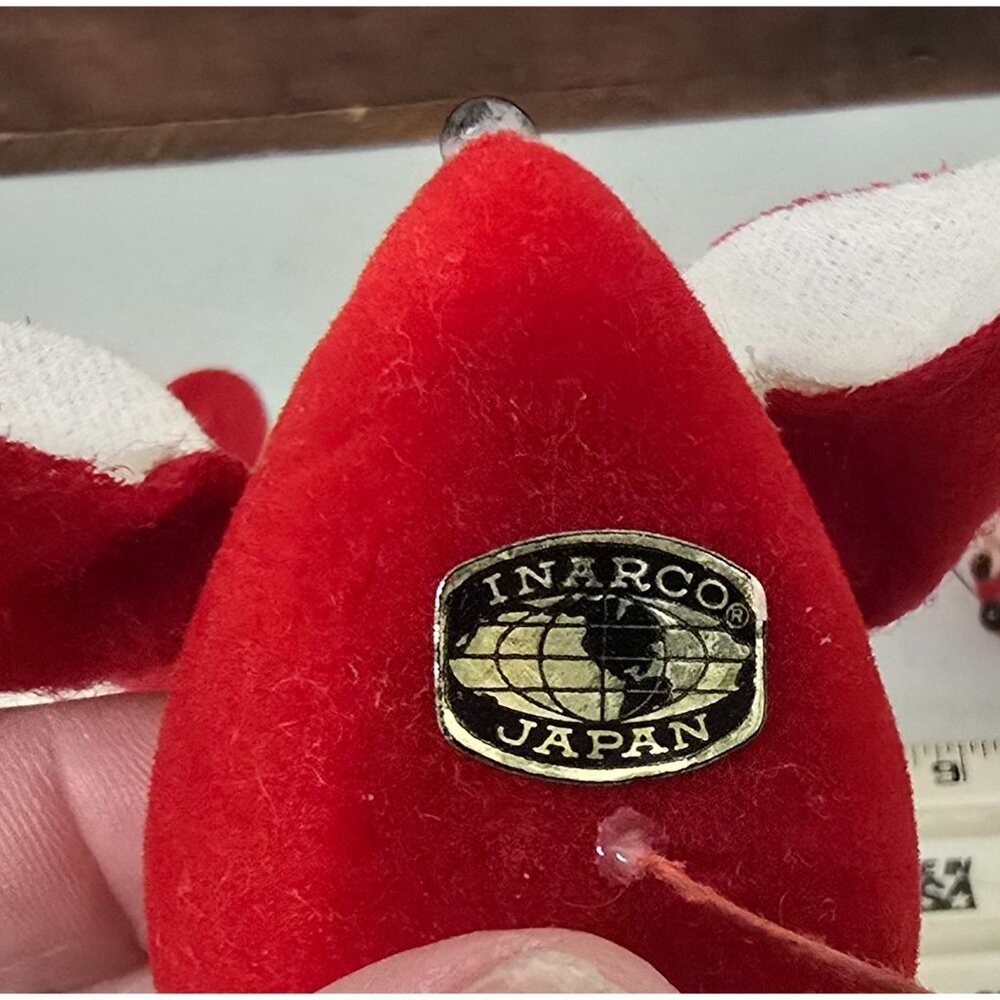 Vintage lot of Christmas Red Felt Mice 6 pc Lot - Picture 9 of 9